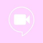 Google Meets free orchid pink app icons
