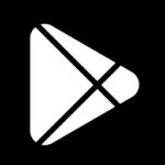 Google Play free black app icons
