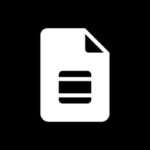 Google slides free black app icons