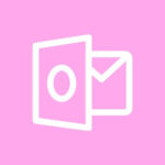Microsoft Outlook free hot pink app icons