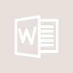 Microsoft Word free taupe beige app icons