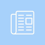News free blue app icons