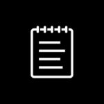 Notes free black app icons