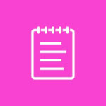 Notes free hot pink app icons