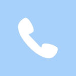 Phone free blue app icons
