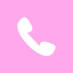 Phone free hot pink app icons