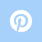 Pinterest free blue app icons