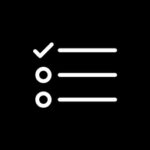 Reminders free black app icons