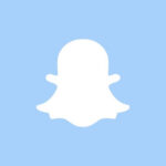 Snapchat free blue app icons