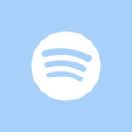 Spotify free blue app icons