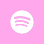 Spotify free hot pink app icons