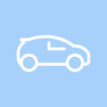 Vehicle free blue app icons