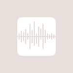 Voice Memo free taupe beige app icons