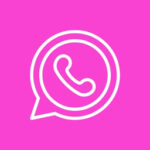 Whatsapp free hot pink app icons