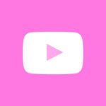 Youtube free hot pink app icons