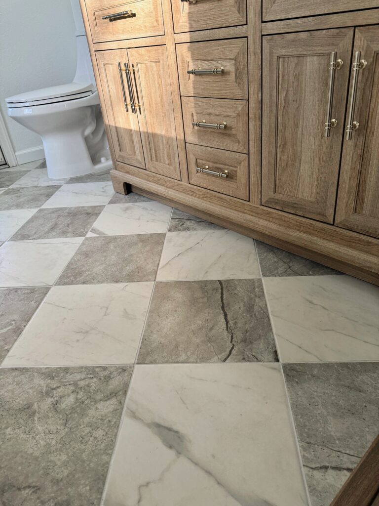 checkerboard bathroom floor tile (1) checkerboard bathroom floor, checker tiles, grey and white marble checkered floors