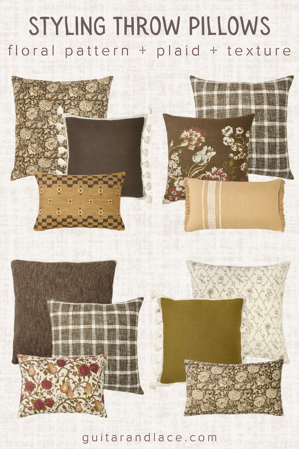 fall plaid throw pillows. brown floral throw pillows. throw pillow combinations. fall throw pillows. fall home decor. target fall home decor.