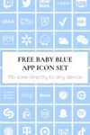 free blue app icons free blue app icons. baby blue app icon set. sky blue app icons. spring app icon aesthetic. summer app icon aesthetic.