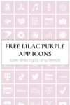 free lilac lavender app icons for your phone (4) free lilac purple app icons. lavender app icons. Free Spring Aesthetic App Icons