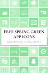 free green app icons for your phone free green app icons for your phone. st. patrick's day app icons. free app icon set. Free Spring Aesthetic App Icons
