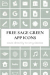 free sage green app icons for your phone free sage green app icons. free sage green app icon set. free green app icons. Free Spring Aesthetic App Icons