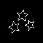 generic stars free black app icons