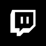 twitch free black app icons