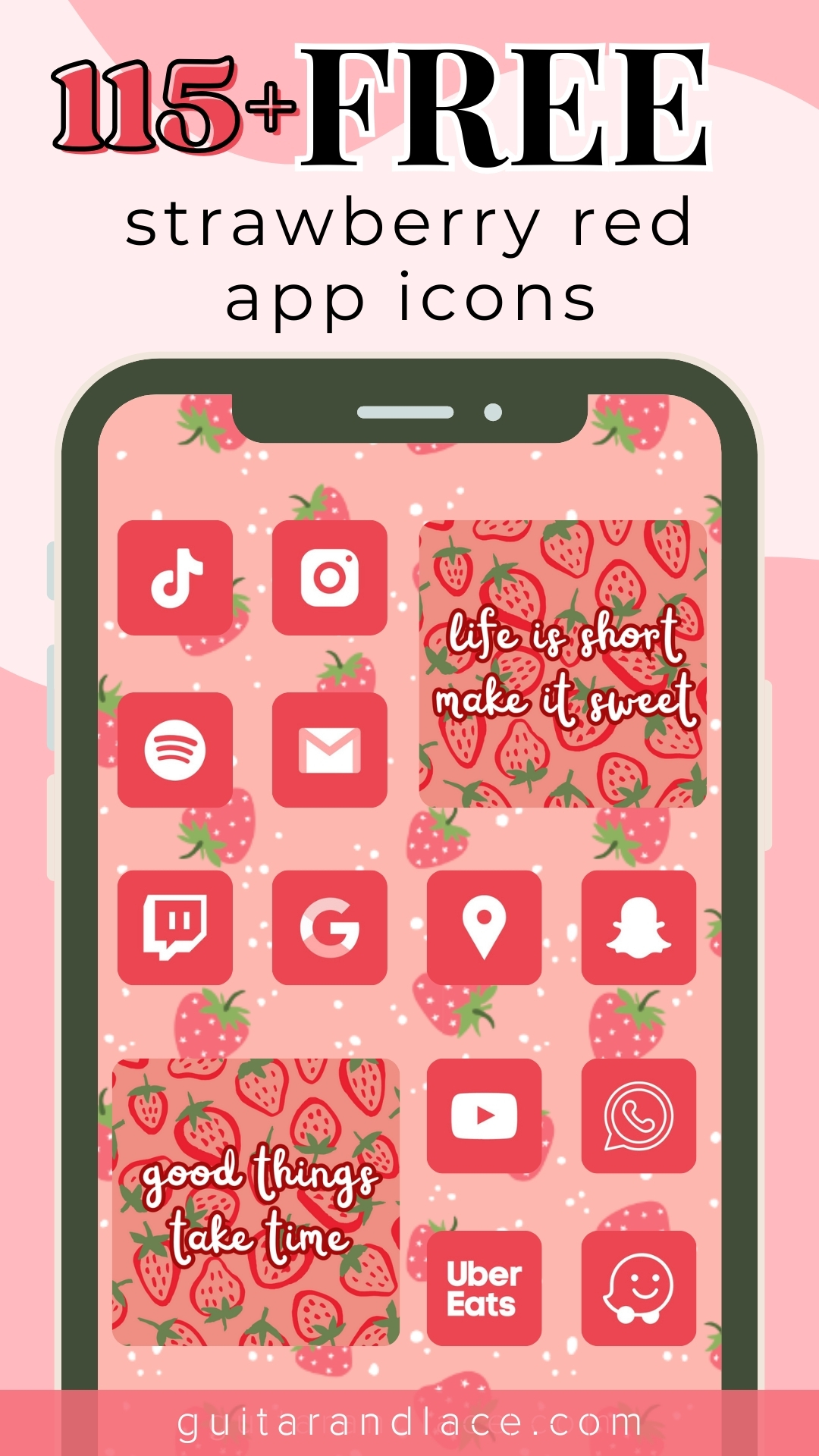 strawberry aesthetic free red app icons. red aesthetic app icons free. free red app icon set. iphone app icons. ipad app icons. android app icons. strawberry app icons. strawberry phone wallpaper