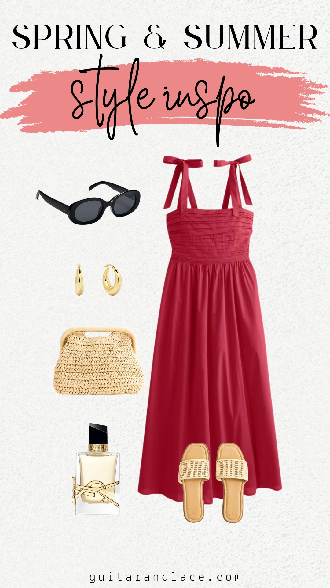 red midi dress. red graduation dress. vacation outfit. vacation dress. summer 2024 outfits. 4th of July dress. 