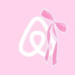 AirBnB free pink bow app icons