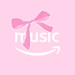 Amazon Music free pink bow app icons