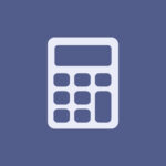 Calculator free navy blue app icons