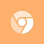 Chrome free orange app icons