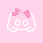 Discord free pink bow app icons