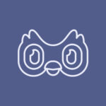DuoLingo free navy blue app icons