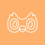 DuoLingo free orange app icons