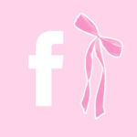 Facebook free pink bow app icons