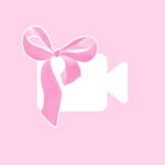 Facetime free pink bow app icons