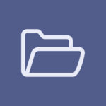 Files free navy blue app icons