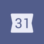 Google Calendar free navy blue app icons