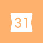 Google Calendar free orange app icons