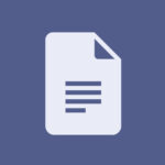 Google docs free navy blue app icons