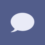 Messages free navy blue app icons