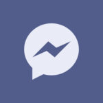 Messenger free navy blue app icons