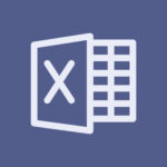 Microsoft Exel free navy blue app icons