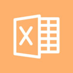 Microsoft Exel free orange app icons