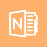 Microsoft OneNote free orange app icons