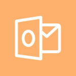 Microsoft Outlook free orange app icons