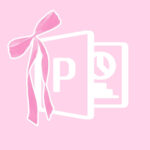 Microsoft Powerpoint free pink bow app icons
