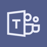 Microsoft Teams free navy blue app icons